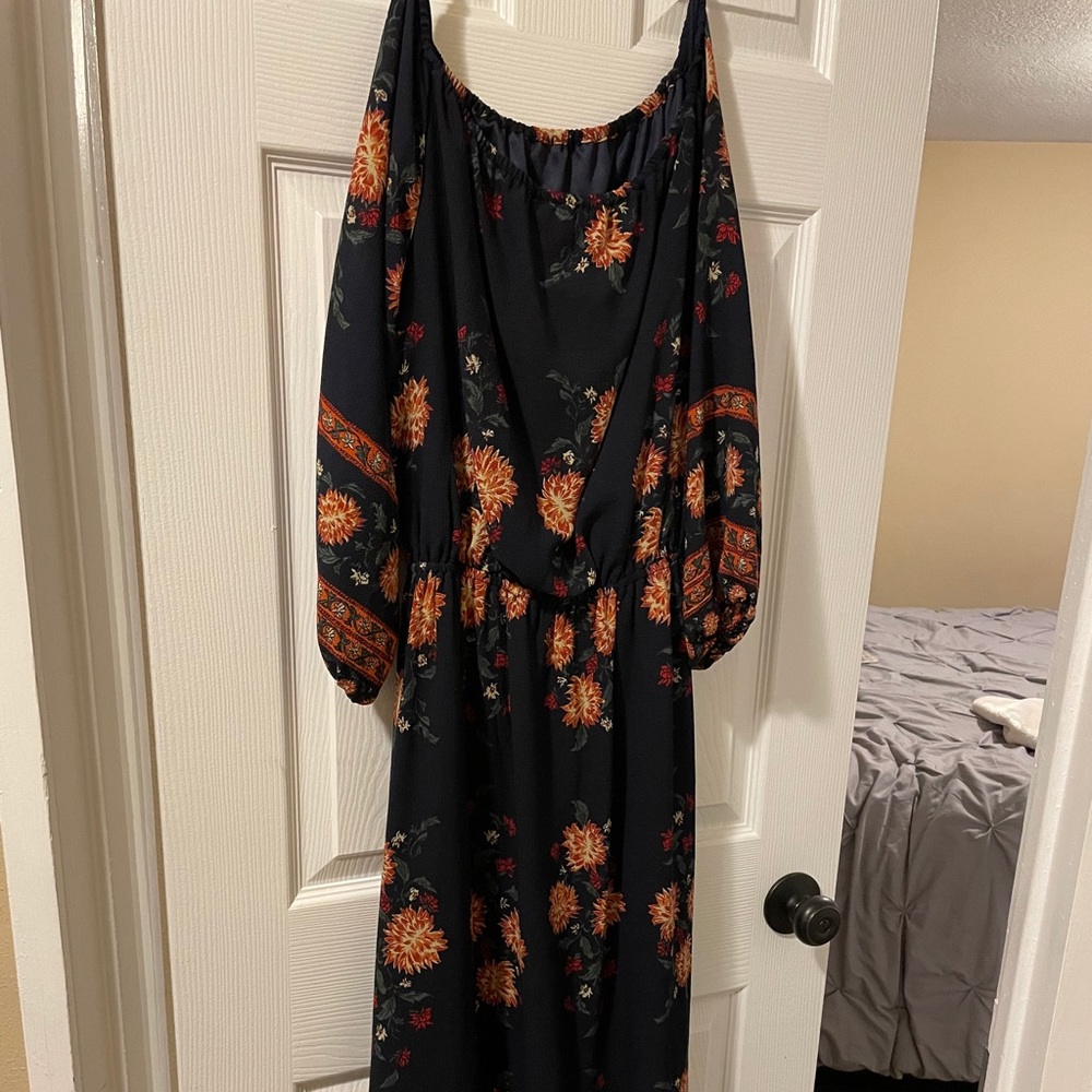 Off the shoulder maxi